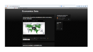 Pantallazo de prueba sobre: Información financiera actualizada sobre Economía y Medio Ambiente
