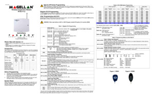 Paradox Spectra RTX3 Programming/Reference Manual