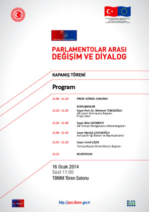 Parlamentolar Arası Değişim ve Diyalog Projesi Kapanış Töreni / Parliamentary Exchange and Dialogue Project Closing Ceremony