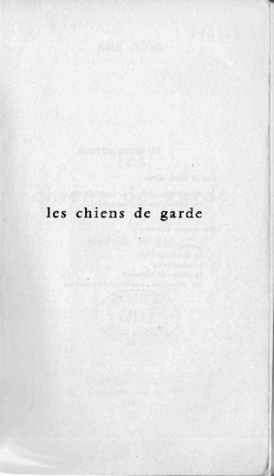 Paul Nizan-Les Chiens de garde-F Maspero (1932)pdf