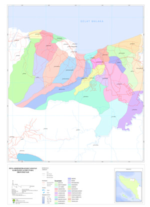 Peta Administrasi Kecamatan Kabupaten Aceh Utara Provinsi NADpdf