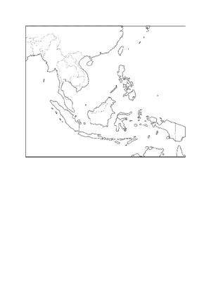 Peta Asia Tenggara Kosong