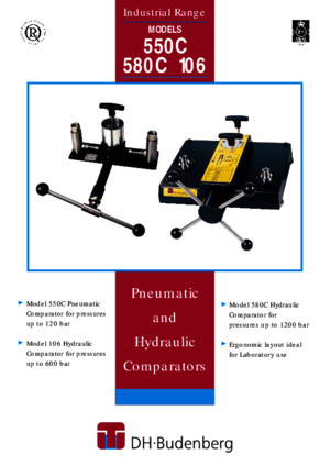 Pneumatic and Hydraulic Comparators