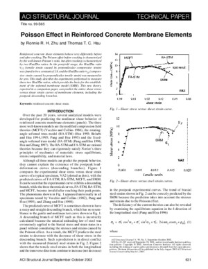 Poisson Effect in Reinforced Concrete Membrane Elements