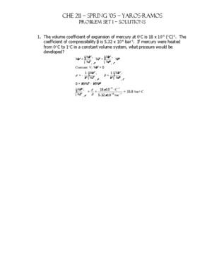 Problem Set VII (Solution) I