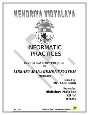 Project Report - Library Management System