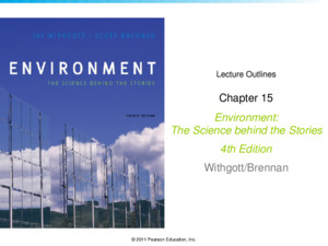 © 2011 Pearson Education, Inc Lecture Outlines Chapter 12 Environment: The Science behind the Stories 4th Edition Withgott/Brennan