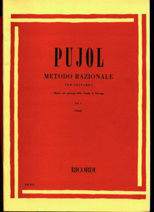 Pujol Emilio Pujol Metodo Razionale Per Chitarra Vol 1 Vol 2 Escuela Razonada de La Guitarra PDF