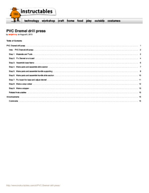 PVC Dremel Drill Press