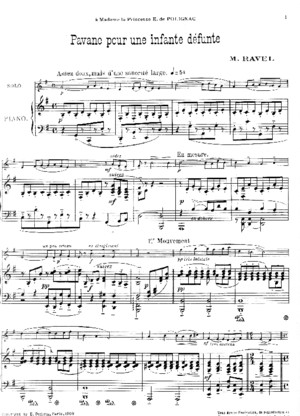 Ravel - Pavane (Flute Harp)
