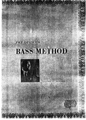 Ray Brown - JAZZ Doublebass methodpdf