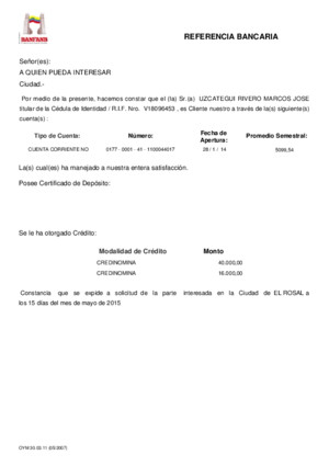 Referencia Bancaria Cliente Uzcategui Marcos V18096453
