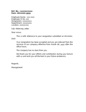 Relieving Letter - 5Docx