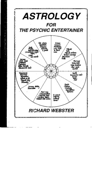 Richard Webster - Astrology For The Psychic Entertainer by flechalivros