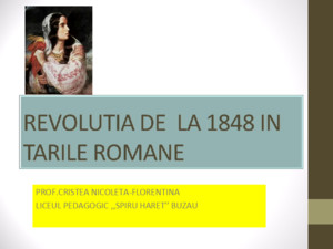 Revolutia de la 1848 in tarile romane