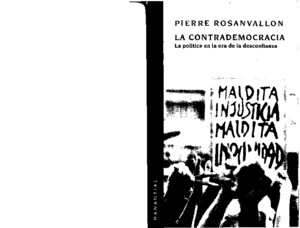 ROSANVALLON - La contrademocracia (Cap 1)pdf