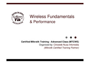 01 MTCWE Wireless Fundamentals