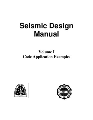 Seismic Design Manual (SEAOC) Vol 1 - Code Application Examples