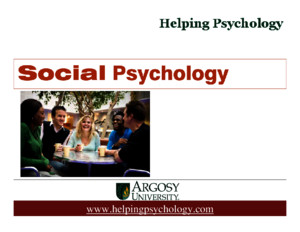 Social Psychology ppt