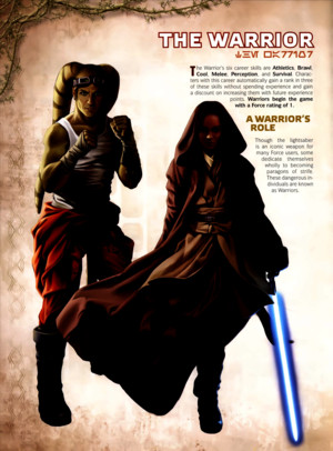 Star Wars RPG - Force and Destiny - Career Folio - Warrior