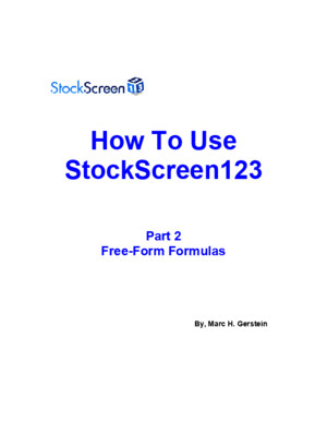 Stock Screener 123 Free Form Tutorial