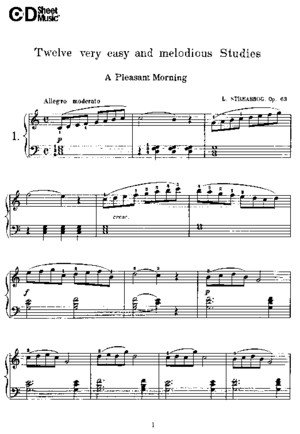 Streabbog - 12 Very Easy and Melodious Studies, Op63pdf