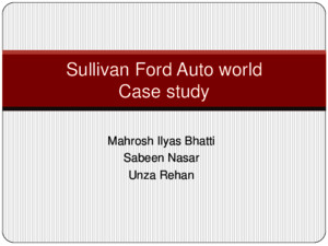 Sullivan Ford Auto World