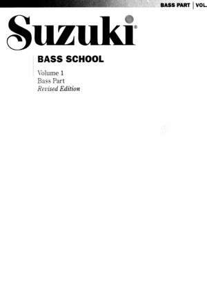 Suzuki Bass School Vol 1
