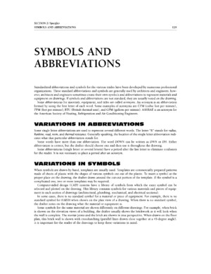 Symbols Units Abbreviations