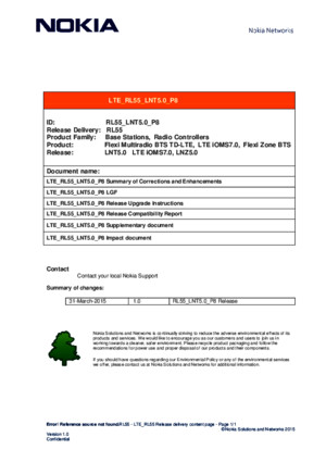 TDLTE RL55 P8 Release Notes Document_V2pdf