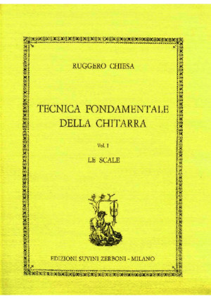 Tecnica Fundamental Do Violão Vol1 de Ruggero Chiesa