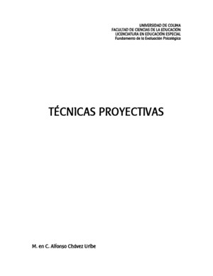 Tecnicas proyectivas