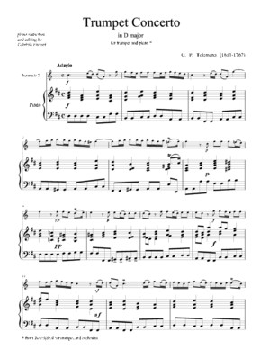 Telemann - Trumpet Concerto in D