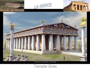 Temple Grec SOMMAIRE 1 er partie- Carte d’identité du pays 2 ème partie –Géographie 3 ème partie-Histoire 4 ème partie-Gastronomie