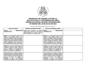 texto final modificaciones estatuto aprobadas por senado julio 2014 paralelo estatuto vigentepdf