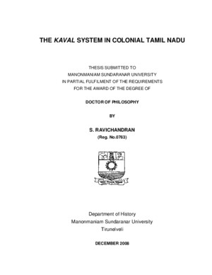 The Kaval System in Colonial Tamil Nadu