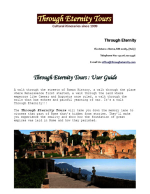 Through Eternity Tours: Rome Travel Guide PDF