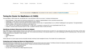 Tuning the Cluster for MapReduce v2 (YARN)