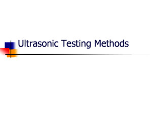 Ultrasonic Testing Methodsppt