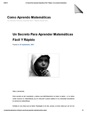 Un Secreto Para Aprender Matemáticas Fácil Y Rápido _ Como Aprendo Matemáticas