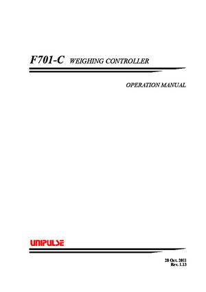 Unipluse f701 c