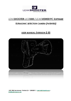 User Manual English Leakshooter Version 2,0 August 2013