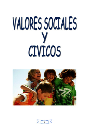 Valores Sociales y Cívicos 1 PDF