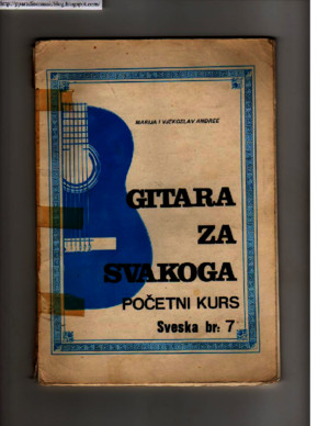 Vjekoslav Andree - Gitara za svakoga (početni kurs - knjiga 7)