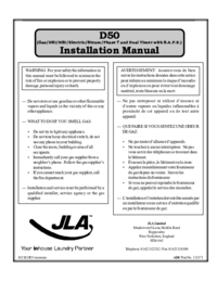 Panasonic DPUB820 Operations Instructions