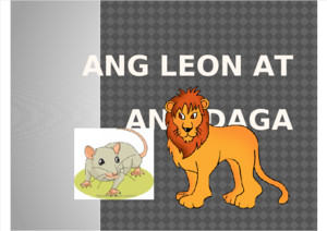 Ang Leon at Ang Daga