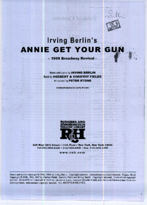 Annie Get Your Gun (score, 1999)pdf