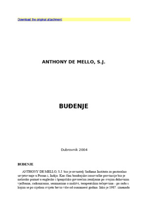 Anthony de Mello - Budjenje (Svjesnost)pdf