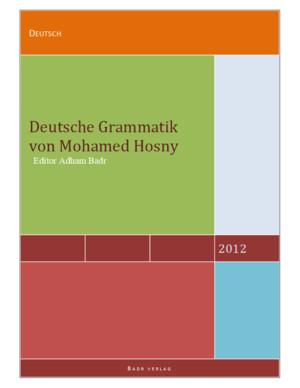 Arabische Grammatik - Deutsche Grammatik 6-2012
