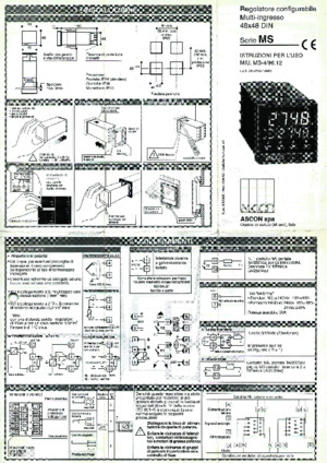 Ascon Serie MS Manual